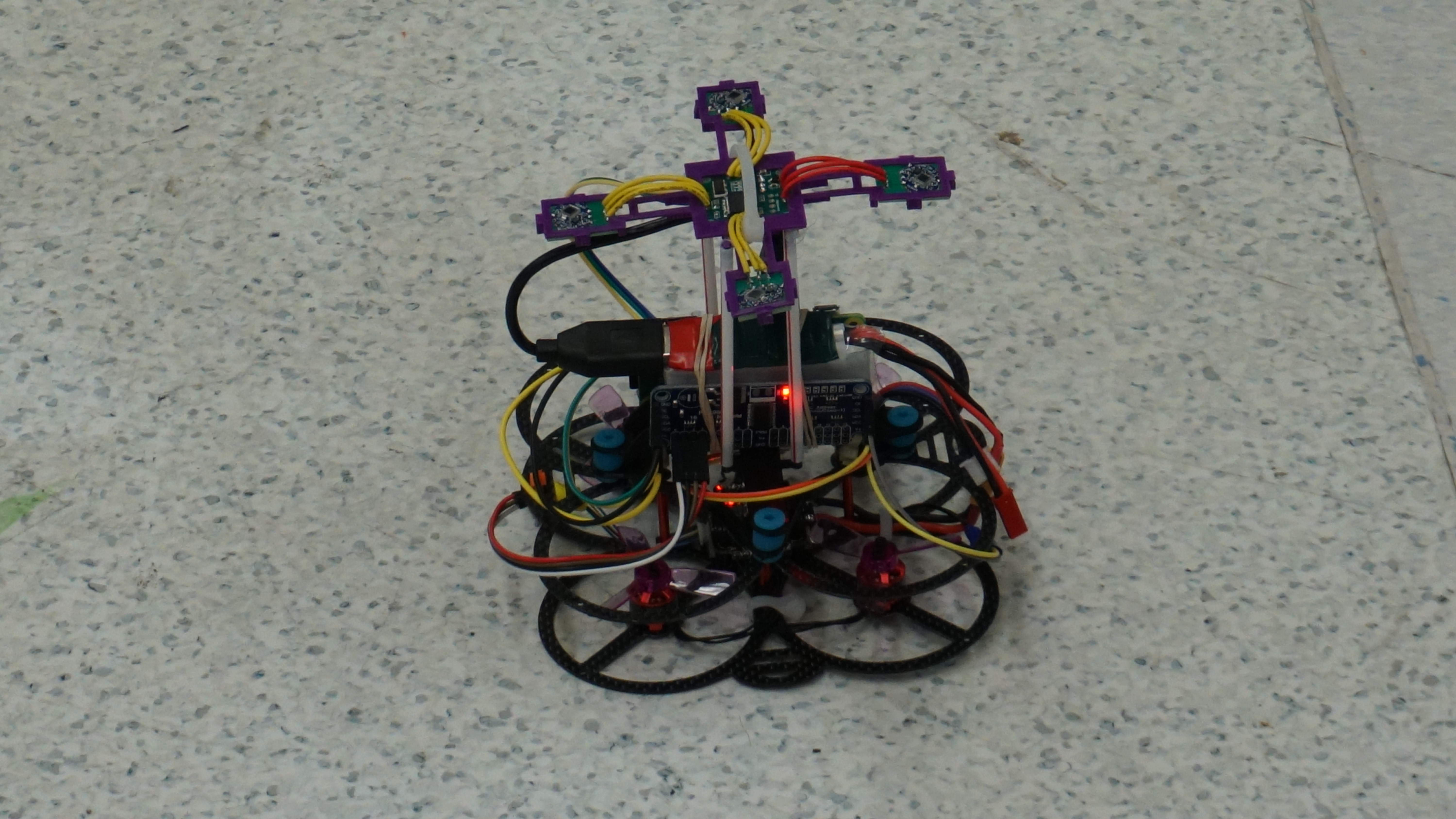 Finished quadcopter